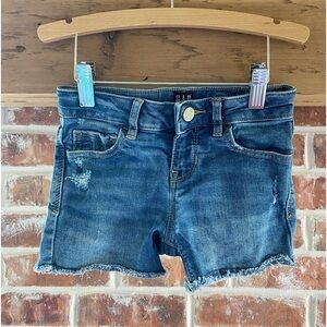 Gap shortie shorts 6 regular stretch denim distressed